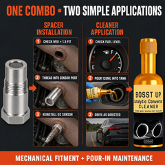 2-in-1 Exhaust Care Kit – O2 Sensor Spacer & Catalytic Cleaner-8