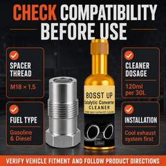 2-in-1 Exhaust Care Kit – O2 Sensor Spacer & Catalytic Cleaner-9